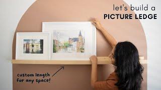 How to build a picture ledge 