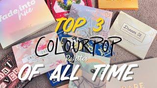 My Top 3 Coloupop Palettes of All Time | Closeups and Swatches