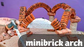 BRICKLAYING / Minibrick Arch Step by Step!! DYI Minibrick.