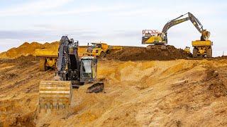 Earthworks on Residential Development in Essex | Volvo EC400 - Cat D6 & D5