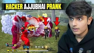 FAKE AJJUBHAI HACKER PRANK | GARENA FREE FIRE