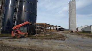 Tearing Down Old Feed Room & Odd Jobs