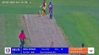 Nepal Vs Kuwait l International Veterans Cricket Bailateral Series