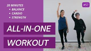 Get Moving! 20 minute All in One Workout | Seniors, Beginners