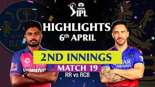 Rajasthan Royals v Royal Challengers Bengaluru | 2nd Inns Highlights | MATCH 19 | IPL 2024 | tapmad