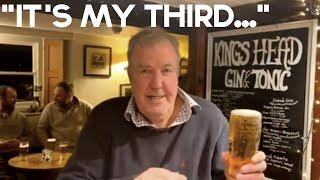 Jeremy Clarkson Enjoys A Pint Of His Lager At The Pub [FUNNY]