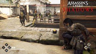 Assassin's Creed Shadows Gameplay - Camp Infilitration & More (AC Shadows Gameplay)