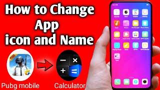 How to Change App Icon And Name on Android | Sky tech