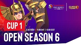 SNAPDRAGON MOBILE OPEN CUPS S6 DAY 1 | Clash of Clans