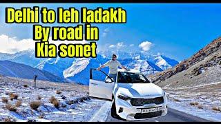 Delhi to Ladakh by road in kia sonet | DELHI TO LADAKH BY ROAD 1000KM |SRINAGAR |SONAMARG | EP -1