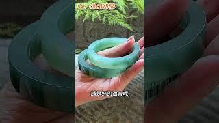 老油青手镯应该怎么选才能选到高级货！#翡翠手镯定制 #珠宝首饰 #油青手镯 #翡翠