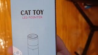 UNBOXING -Cat Toy, 2 Pieces USB Rechargeable, Long Range 5 Modes, Interactive Kitten Toy for Indoor