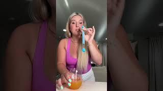 If u suck at taking shots like i do, this take a shot straw is a NEED!! #shots #takeshotstraw