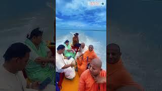 Travel by speedboat in Meghna |