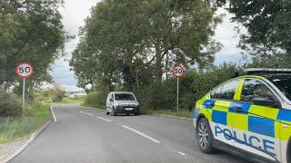 Driving from the village of Fleckney to Kibworth Harcourt - 25/07/23 // dashcam footage // ASMR