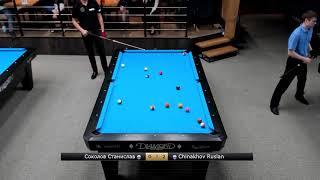 Stanislav Sokolov - Ruslan Chinakhov. Russian Cup 8-ball. Last 8. Race to 7