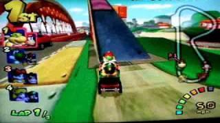 Playing Mario Kart Double Dash Part 1