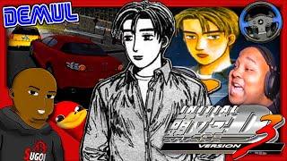 MY VERY FIRST INITIAL D GAME!? | INITIAL D ARCADE STAGE 3 GAMEPLAY (EXPORT VERSION + DEMUL EMULATOR)