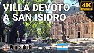 DEVOTO a SAN ISIDRO en 4k [25 KM sin cortes] por AV. LIBERTADOR #driving TOUR 2024 AMBA - ARGENTINA