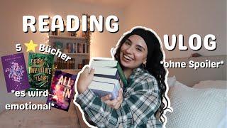 READING VLOG ⭐️ 5 STERNE BÜCHER! Ich lese ENDLICH The Inheritance Games & HEULE sooo bei ALL IN 