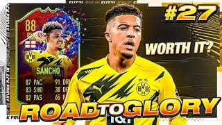 FIFA 21 ROAD TO GLORY #27 - 29-1 REWARDS + IS RB SANCHO WORTH IT?