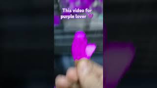 Purple land video this video for purple lover #tutorial #cute #loveyouallovertheworld #purpletree