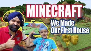 Minecraft - We Made Our First House | RS 1313 Gamerz | Ramneek Singh 1313