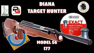 Diana Target Hunter Model 56 in 177 Test at 35 yards with JSB 10.34gn pellets