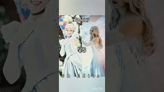 Elsa VS Cinderella  SR Edits  #shorts