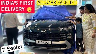 Hyundai Alcazar Facelift 2024 | First Delivery | Base Variant ₹14.99 Lakh | Alcazar Facelift 2024