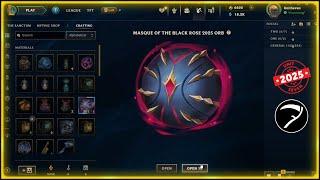 50x Masque of the Black Rose 2025 Orbs (Mega Orb Bundle) opening - League Of Legends