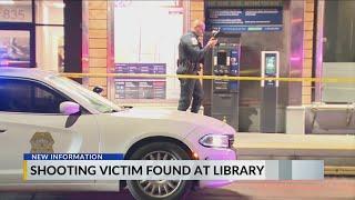 Man found with gunshot wound at Indianapolis Public Library