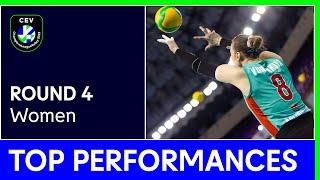 Top Performances Round 4 - #CLVolleyW