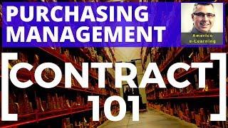 Lesson 10 - Contract Management 101 - Contracts type in procurement, fixed-price, cost based, T&M