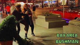 Bushman prank 2024: Scaring tourists at Fisherman’s Wharf at night!