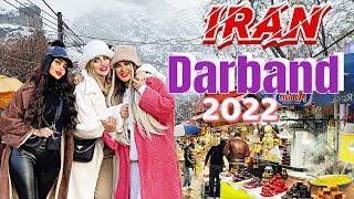 IRAN.darband in the tehran2022️Girls and boys hangout in Tehran،Darband restaurants