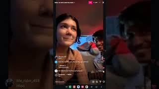 Gini and Anuj  insta live video fun clip @thisisgini @Anujrehanmusic , surajmusic