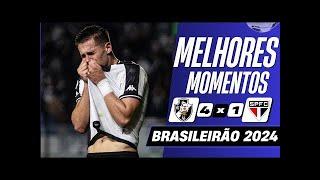 Vasco 4 x 1 São Paulo | Melhores Momentos (COMPLETO) | Brasileirão 2024