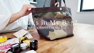 【What's in my bag？】仕事でもプライベートでもいつでも持ち歩くバッグの中身 / 花粉症対策 /2025 Spring