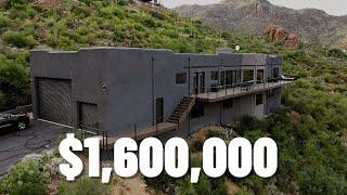 Inside A $1.6 MILLION Tucson Modern Mansion | Touring A Hillside Renovation