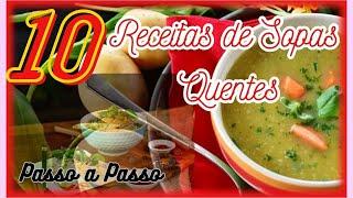 10 Receitas De Sopas Rápidas e Fáceis Para Saborear No Inverno!