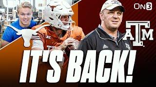 IMPACT Of Texas vs Texas A&M Rivalry RETURNING? | Longhorns vs Aggies Ripple Effect For Sark, Elko?