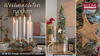 Weihnachten rundum - Shoppräsentation im Weihnachtstrend 2023 "christmas in balance"