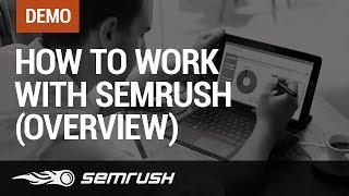 How to work with SEMrush (Overview)