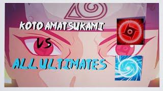 NTBSS: Koto Amatsukami vs All Ultimate Jutsus