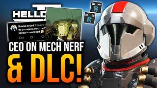 Helldivers 2 - CEO Reveals NEW Armor DLC, Mech Nerf & Major Order!