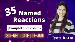 Name reactions in chemistry|Name Reactions in Organic Chemistry for csirnet gate iit jam|J Chemistry