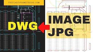 Raster Image to DWG | AutoCAD Inserting & Tracing Images | Convert JPG to DWG