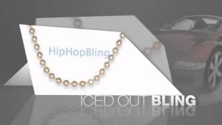 Rose Gold Plated Dog Tag Ball Hip Hop Chain