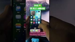Jailbroken iPhone makes Android look like a Joke!  iOS 18.3.1 Jailbreak #jailbreak #cydiatweaks